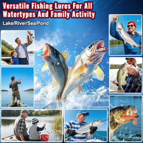 Fishing Advent Calendar 2026 - 24 Days Christmas Countdown Lures Set