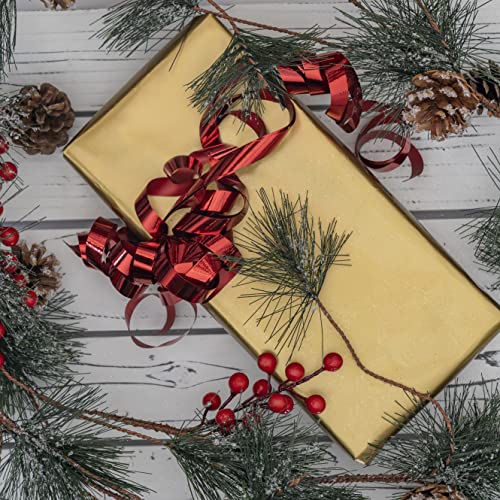Pine and Berries Garland - Needles, Pinecone Berry Rustic Xmas