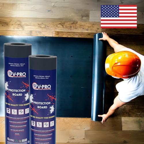Heavy-Duty Floor Protection Roll 317sqft – Waterproof Construction Covering