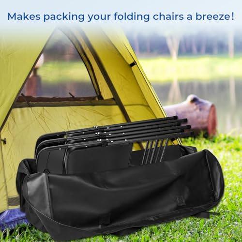 Heavy Duty Folding Chair Storage Bag 41x12x20 Inch Waterproof Carry Case