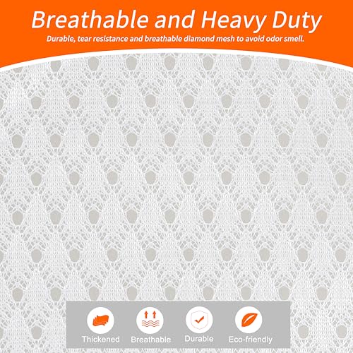 Extra Large Heavy Duty Diamond Mesh Laundry Bag, 24x36 Inch