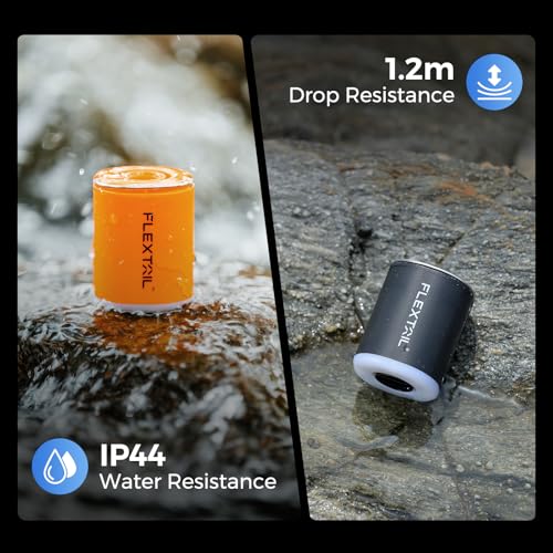 Portable Air Pump with Camping Lantern - Rechargeable Mini Pump