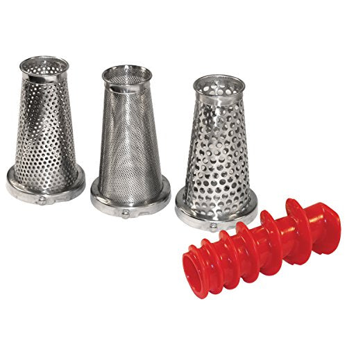 4-Piece Food Strainer and Sauce Maker Accessory Kit for Kitchen Prep