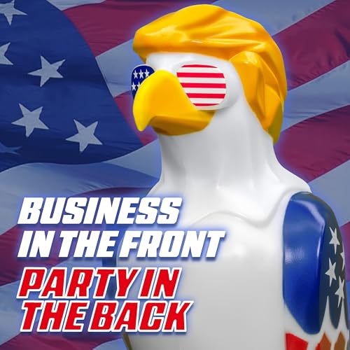 Patriotic Eagle Beer Bong Funnel with 66oz Capacity - American Party Drinking Tool
