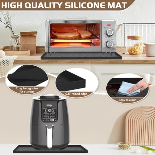 Silicone Heat Resistant Mat for Air Fryer and Kitchen Appliances 18x15