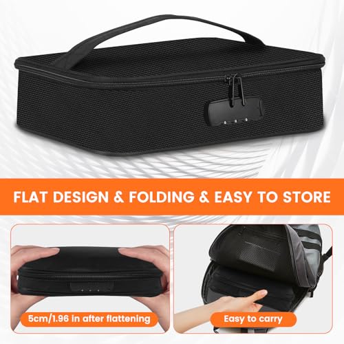 Lockable Storage Bag with Combination Lock - Medium Protective Travel Case
