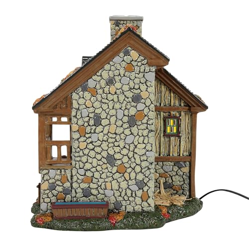 Sleepy Hollow Stables Halloween Lit Village Building - Ceramic Decor (8.58")