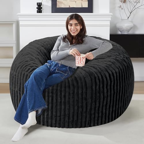 3ft Memory Foam Bean Bag Chair - Comfortable Plush Sofa for Adults