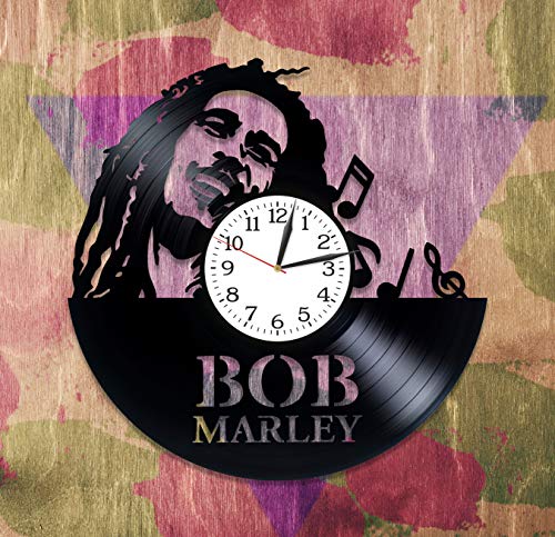 Music Legend Wall Clock - Retro LP Vinyl Style Wall Art Gift