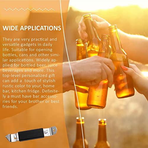 Magnetic Stainless Steel Bottle & Can Opener Set - 5 Pack for Camping & Travel