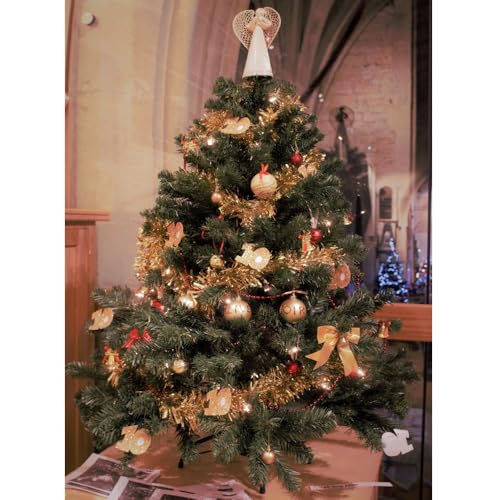Heavy Duty Folding Christmas Tree Stand for 4-6 Ft Artificial Trees