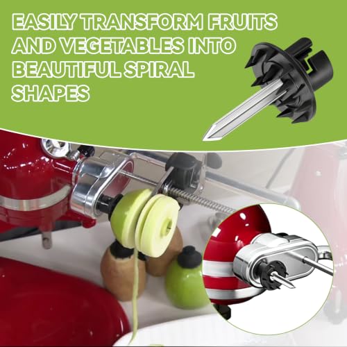 Spiralizer Vegetable Skewer Pin for Mixer Attachment, Durable Replacement