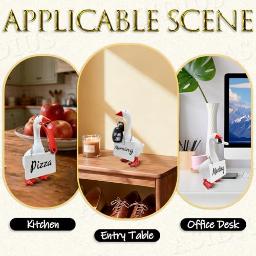 7-Inch Magnetic Desk Goose with Writable Memo Board and Organizer Set