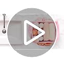 Mesh Shower Caddy Portable with Drawstring 8 Pockets Pink