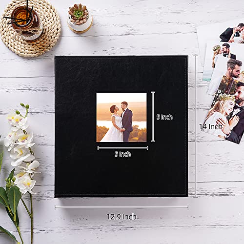 Large Capacity Photo Album for 1000 4x6 Photos, PU Leather Hardcover