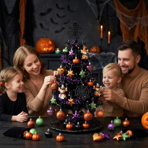30pc Shatterproof Halloween Ornament Set - Pumpkin & Harvest Tree Decor