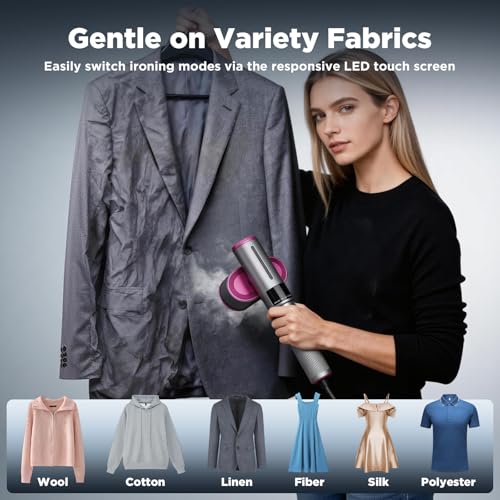 2-in-1 Portable Travel Garment Steamer and Iron, Handheld 1200W Wrinkle Remover