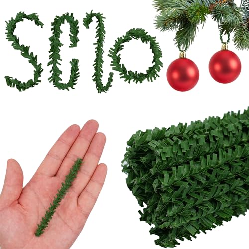 100Pcs 4in Pine Christmas Ornament Hooks & Twist Ties for Trees & Wreaths