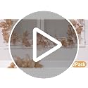 2-Pack Artificial Muted White Maple Leaf Garland 6ft - Neutral Fall Decor