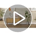 Rattan Shoe Storage Bench with Padded Cushion and Adjustable Shelves
