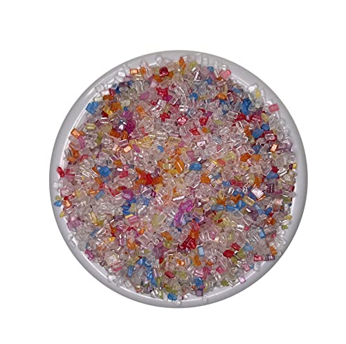 Snowy River Pride Mix Cocktail Sugar - Vibrant Rainbow Edible Garnish - 4 Ounce Pack