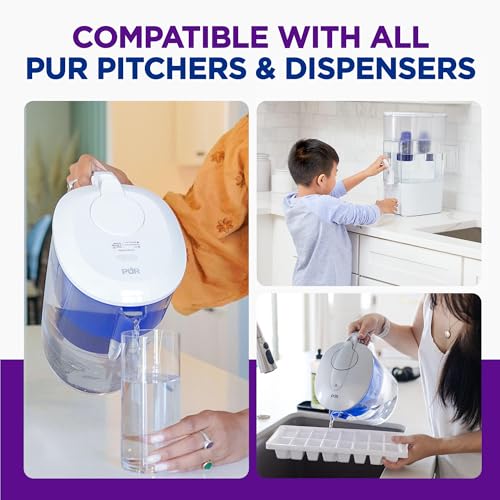 Water Pitcher & Dispenser Replacement Filter Cartridges - 4-Pack