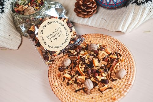 Stove Top Simmering Potpourri Kit - 10 All-Natural Dried Fruit & Spice Blends