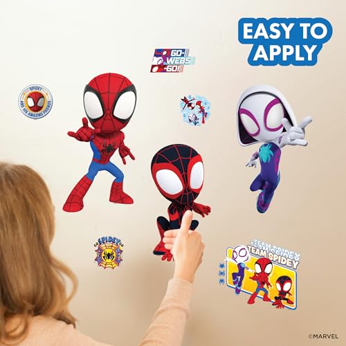 Superhero Team Peel and Stick Wall Decals - 11-13 Inch Vinyl Room Decor