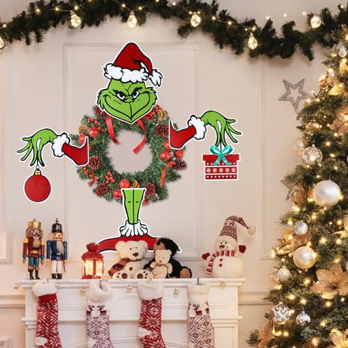 Festive Christmas Tree Topper Cutout Ornaments - Holiday Home Decor