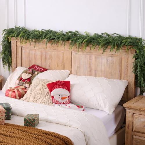 6FT Real Touch Norfolk Pine Garland Christmas Decor - 1Pcs 6FT Norfolk Pine Garland (CYSKXYI)