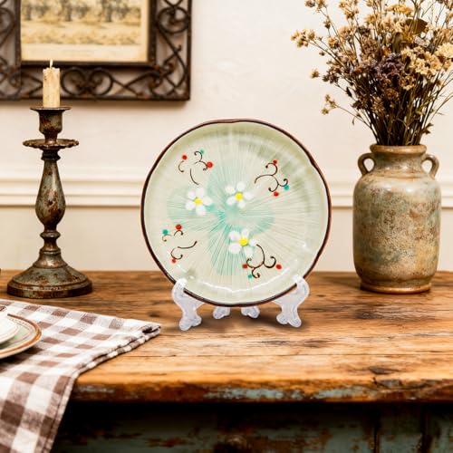 2Pcs 3-Inch Clear Acrylic Easel Stands for Photos, Cards, and Artwork