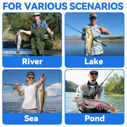 Fishing Advent Calendar 2026 with 24 Tackle Accessories & Lures for Men & Kids