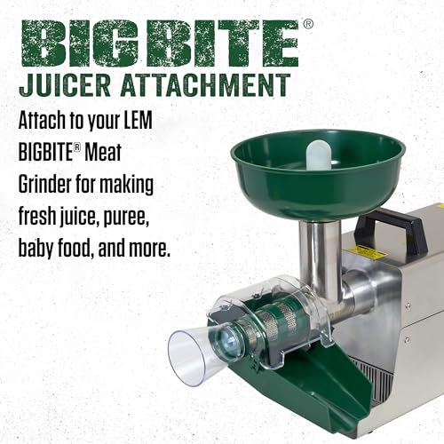 Juicer Attachment for Meat Grinders - Stainless Steel Juice Extractor