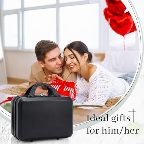 Lockable Storage Box with Combination Lock, Discreet Travel Organizer Case