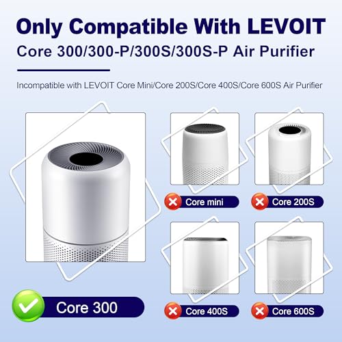 3-in-1 Replacement Air Purifier Filter 2-Pack Activated Carbon