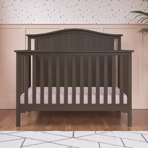3-Piece Nursery Furniture Set: 4-in-1 Convertible Crib, Changing Table & Glider