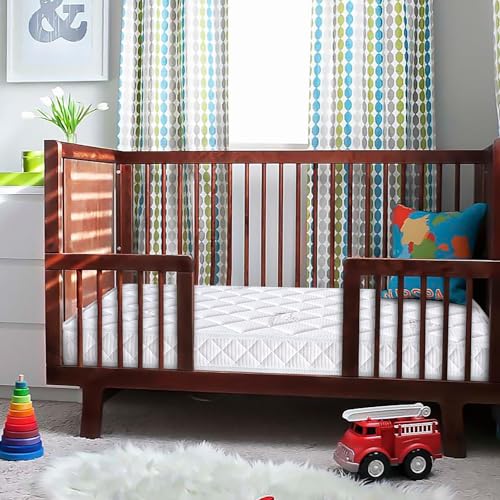 Letmxiu 5-Inch Memory Foam Crib & Toddler Mattress - Hypoallergenic