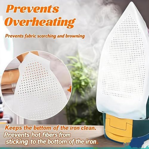 Universal Iron Shoe Cover - Non-Stick Protective Plate for Ironing (2 Pack)