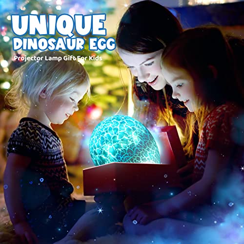 Dinosaur Egg Star Night Light Projector for Kids Bedroom