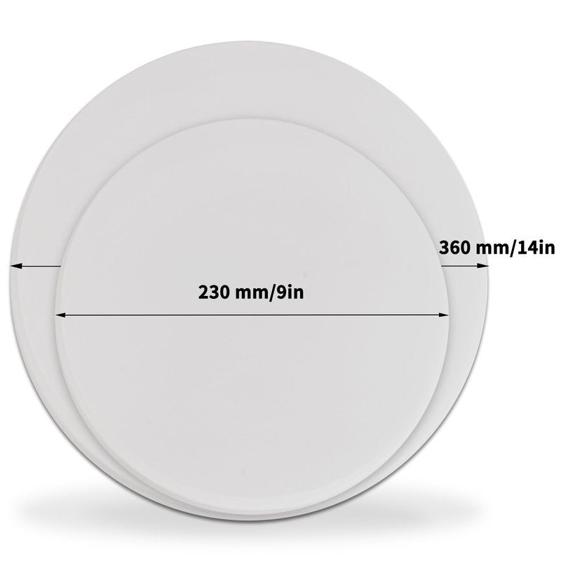 AUPLEX 14'' Pizza Stone for Oven and Grill Round Baking Stone Heavy Duty Cordierite Pizza Cooking Pan for Indoor Electric Ovens Baking Crisp Crust Pizza Bread with RV Oven Home(36cm*1.1cm)