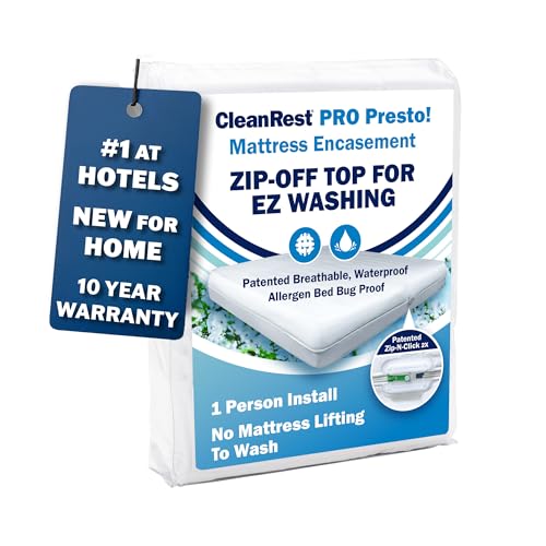 Queen Size Waterproof Mattress Protector with Zip-Off Top