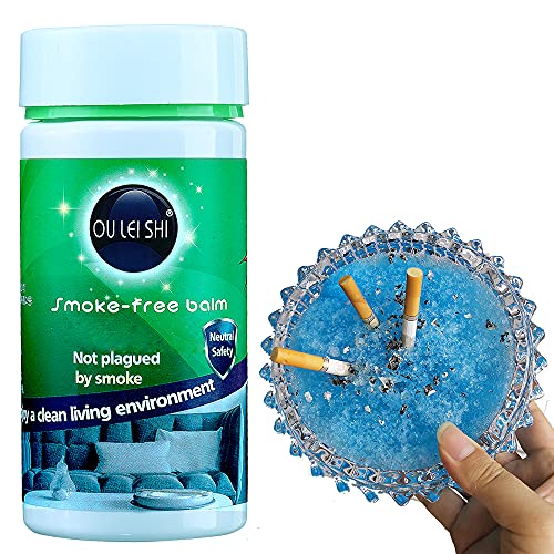 Smokeless Ashtray Sand for Cigarettes - Odor Eliminator & Fire Safety