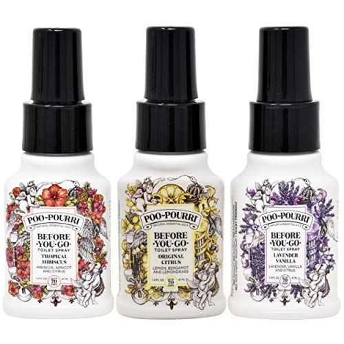 Before-You-Go Bathroom Odor Eliminator Spray Set - 3 Pack, 1.4 Ounce
