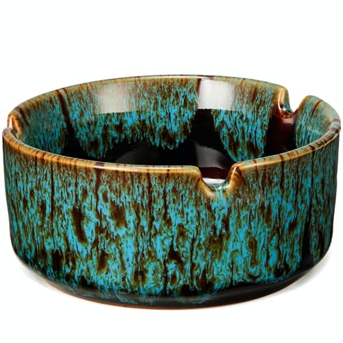 Modern Ceramic Ashtray for Cigarettes - Durable Indoor & Outdoor Ash Tray