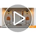 2PCS UV Resistant Fall Topiary Ball Flowers - 25" Outdoor Decor