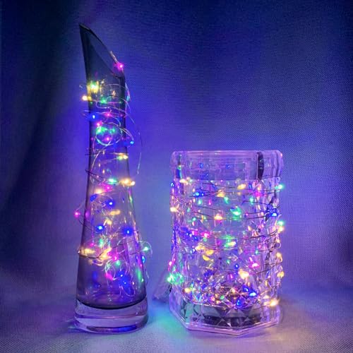 8 Pack Battery Operated Fairy Lights 7Ft 20 LED Waterproof Twinkle String Lights