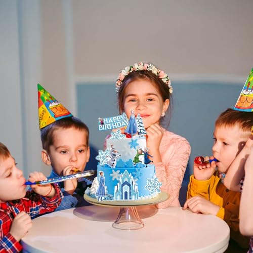 10-Piece Anime Birthday Cake Topper Set - Decorative Party Cake Picks