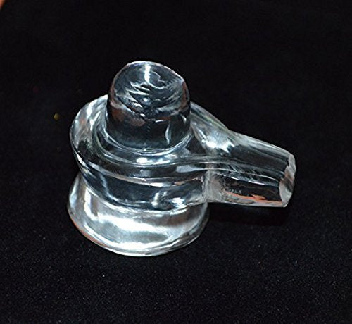 Natural Quartz Crystal Shivling Shiva Lingam for Temple Puja 10-15g