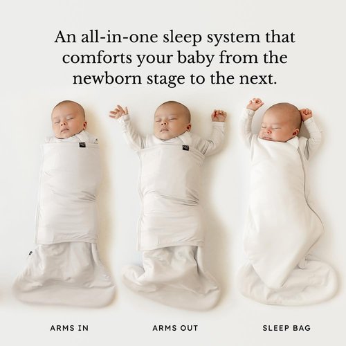 KYTE BABY Bamboo Sleep Bag Swaddler - Unisex Design for Babies | 1.0 Tog Comfort