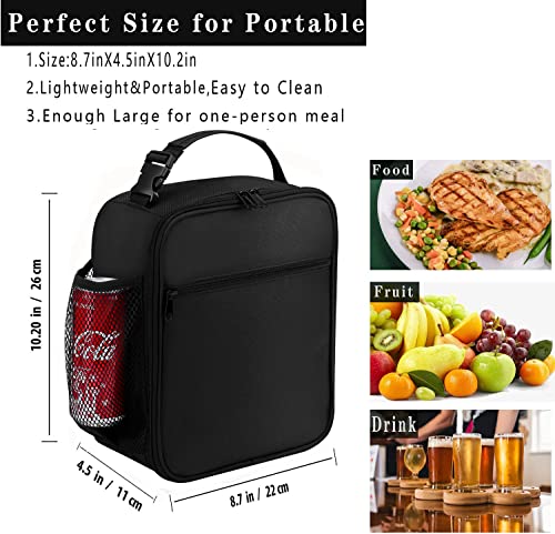 Insulated Lunch Bag for Men & Women - Reusable Waterproof Lunch Box